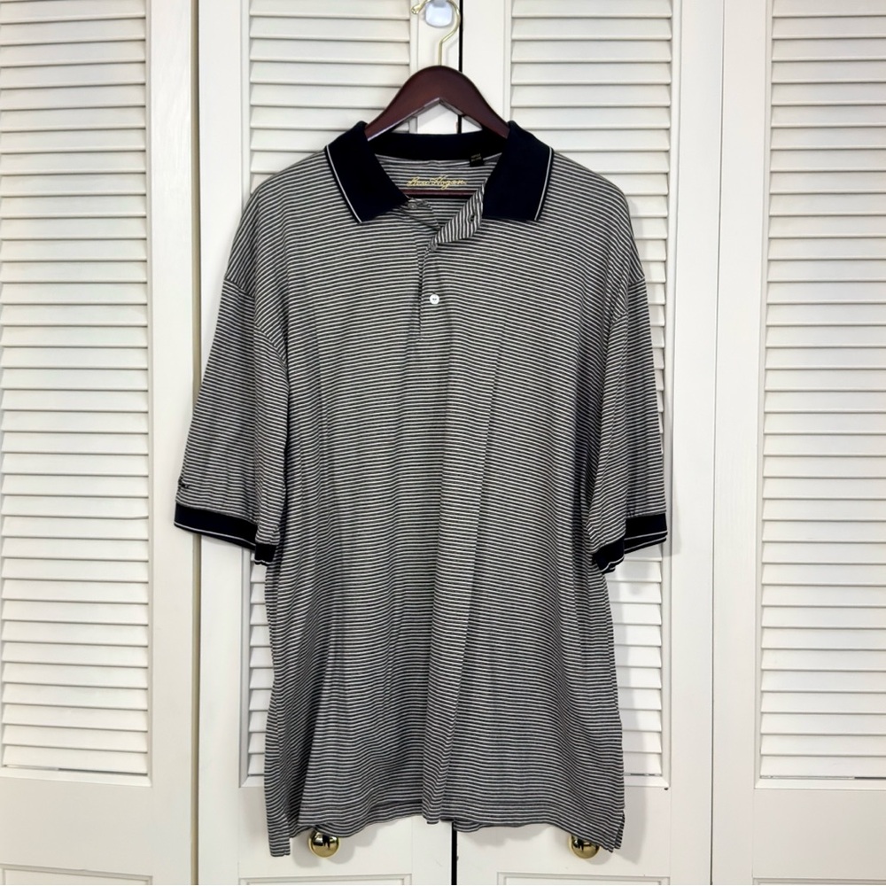 Ben Hogan Striped Golf Polo Shirt